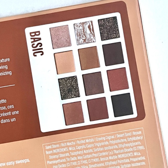 🏷️ POP Beauty set of 12 neutral metallic glitter eye shadow set palette - Picture 13 of 16